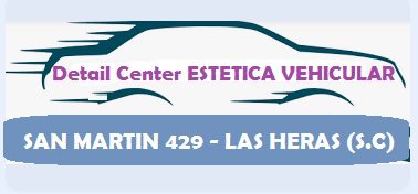 DETAIL CENTER -Estética Vehicular -